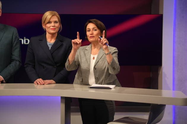 Julia Klöckner und Sandra Maischberger in der ARD-Talkshow maischberger im Studio Berlin Adlershof. Berlin, 19.05.2026 Copyright: xAgenturxMatthiasxWehnertx xM.xGränzdörferx