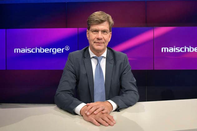 Christoph Schwennicke in der ARD-Talkshow maischberger im Studio Berlin Adlershof. Berlin, 20.05.2026