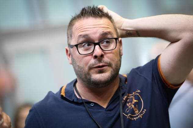 Victim Florian Devise pictured during the trial of P. and A. Falzone, at the Court of Appeal of Mons, on Wednesday 20 May 2026. The trial of the two men concerns the 2022 tragedy in Strepy-Bracquegnies, where a car plowed into a carnival parade around 5:00. Six people died at the scene, and a seventh months later in the hospital. P. Falzone is charged with seven murder and 81 attempted murder. A. Falzone with failure to render aid to a person in danger. It is the third week of the trial with some more witness.  VIRGINIExLEFOUR 174479998