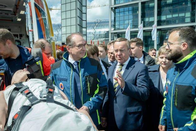 Alexander Dobrindt, Boris Pistorius Berlin, Bundesinnenminister, Alexander Dobrindt, Bundesverteidigungsminister, Boris Pistorius, Pakt für den Bevölkerungsschutz Berlin Berlin GER