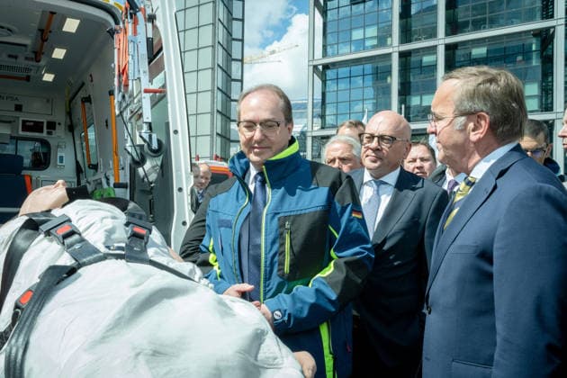 Alexander Dobrindt, Boris Pistorius Berlin, Bundesinnenminister, Alexander Dobrindt, Bundesverteidigungsminister, Boris Pistorius, Pakt für den Bevölkerungsschutz Berlin Berlin GER