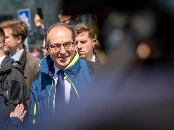 Bundesinnenminister Alexander Dobrindt stellt Pakt fuer den Bevoelkerungsschutz vor und uebergibt 13 Einsatzfahrzeuge fuer den Zivilschutz am Washingtonplatz in Berlin, 20.05.2026. Berlin Deutschland Copyright: xYonaxElsnerx