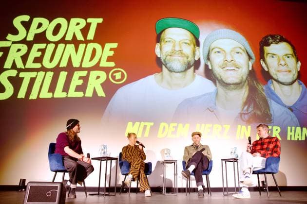 Sportfreunde Stiller - Mit dem Herz in der Hand Peter Stephan Brugger, Franziska Niesar, Florian Weber, Rüdiger Linhof 30 Jahre Sportfreunde Stiller - Mit dem Herz in der Hand, Kino Colosseum, Berlin Datum: 20.05.2026 Copyright: xEventpress Kratschx