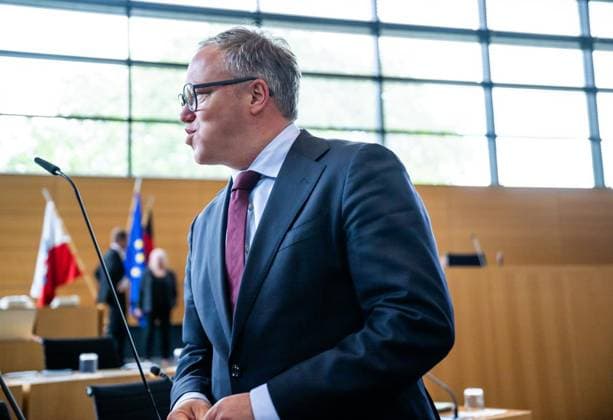 8. THÜRINGER LANDTAG - 43. PLENARSITZUNG ** NUR FÜR REDAKTIONELLE ZWECKE ** EDITORIAL USE ONLY **<p>20 05 2026-Erfurt: Thüringer Landtag 8. Wahlperiode 43. Plenarsitzung im Foto: Ministerpräsident Mario Voigt (CDU) ( Deutschland Thueringen Erfurt Copyright: SaschaxFromm