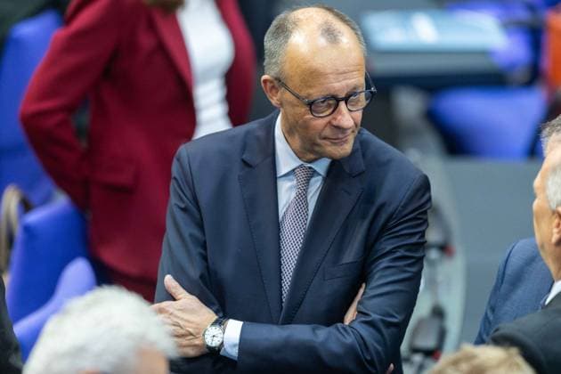 80. Sitzung des Deutschen Bundestages am 21.05.2026 im Plenarsaal des Reichstagsgebäudes in Berlin Friedrich Merz ( Bundeskanzler )