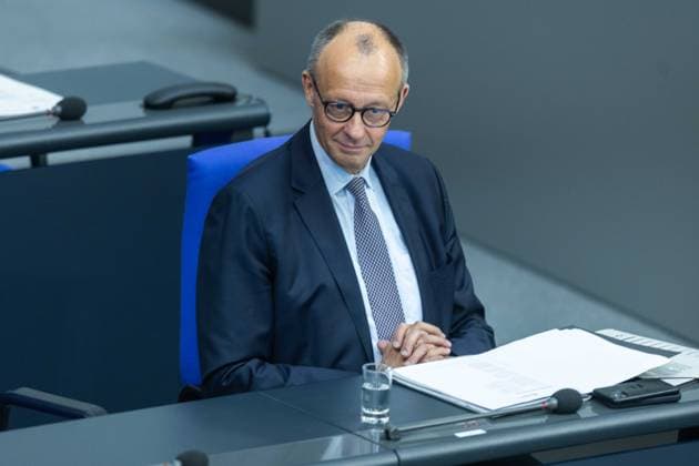 80. Sitzung des Deutschen Bundestages am 21.05.2026 im Plenarsaal des Reichstagsgebäudes in Berlin Friedrich Merz ( Bundeskanzler )