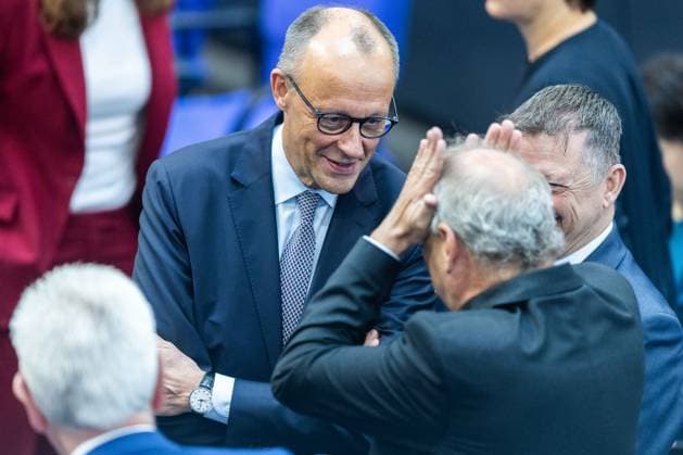 80. Sitzung des Deutschen Bundestages am 21.05.2026 im Plenarsaal des Reichstagsgebäudes in Berlin Friedrich Merz ( Bundeskanzler )