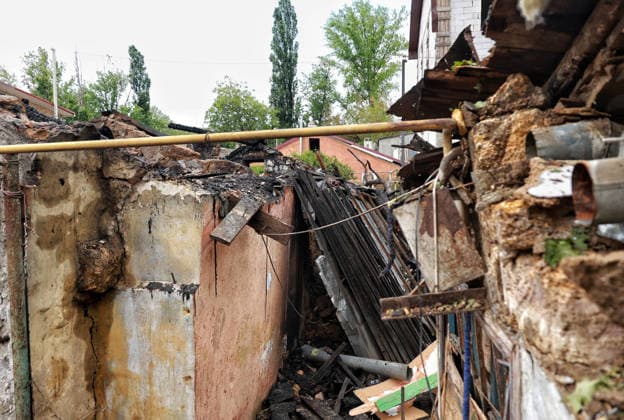 RECORD DATE NOT STATED Russian Drone Attack on Odesa Leaves People Injured A private residential house destroyed as a result of a Russian drone attack is seen in Odesa, Ukraine, on May 20, 2026. During the night of May 20, the city came under a massive attack by Russian strike drones. The attack caused destruction of residential buildings, fires at commercial facilities, and damage to critical infrastructure. One civilian was injured Photo by Nina Liashonok Ukrinform ABACAPRESS.COM Odesa Ukraine  Copyright: xLyashonokxNina Ukrinform ABACAx