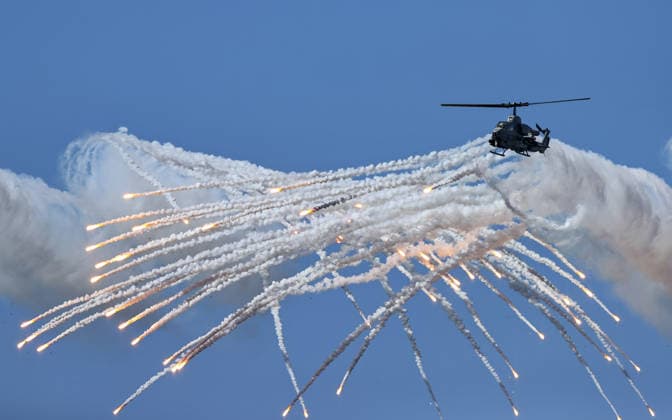 EFES-2026 Exercise in Turkiye s Izmir IZMIR, TURKIYE - MAY 21: A view of the daytime activities as part of the Distinguished Observer Day of the EFES-2026 Exercise, one of the largest combined joint exercises of the Turkish Armed Forces (TSK) in Izmir, Turkiye, on May 21, 2026. Over 10,000 personnel from 50 countries participate in the EFES-2026 Exercise, which aims to develop the military capabilities of joint headquarters and units formed with participant country elements and to maintain combat readiness to cover all assigned tasks. Mehmet Emin Menguarslan Anadolu Izmir Turkey. Editorial use only. Please get in touch for any other usage.  Copyright: x2026xAnadoluxMehmetxEminxMenguarslanx