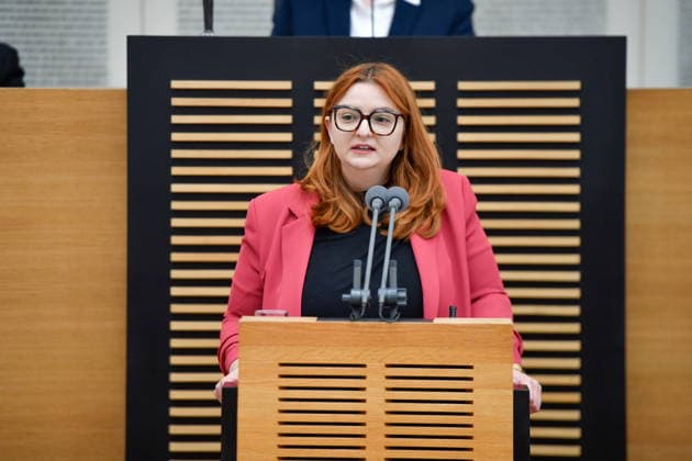 Es fand die Plenarsitzung im Saarbrücker Landtag am Mittwoch (20.05.2026) statt. Im Bild: Alexandra Becker, MdL (SPD).