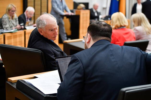 Es fand die Plenarsitzung im Saarbrücker Landtag am Mittwoch (20.05.2026) statt. Im Bild: Josef Dörr, MdL (AfD)