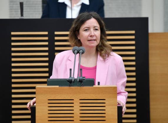 Plenarsitzung des Saarländischen Landtages am Mittwoch (20.05.2026) in Saarbrücken. Im Bild: Réka Klein (MdL, SPD).