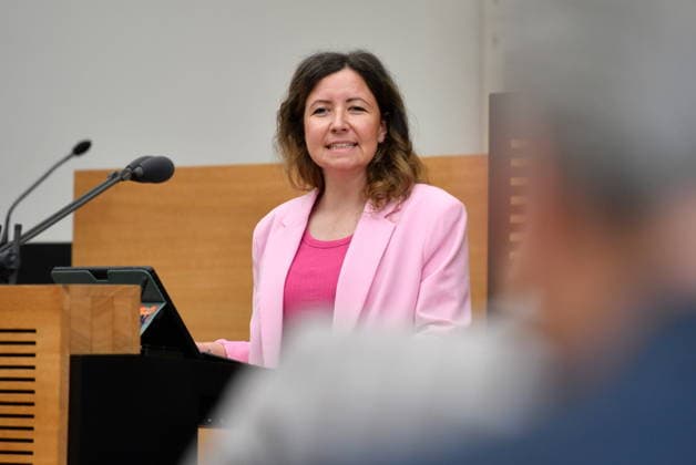 Plenarsitzung des Saarländischen Landtages am Mittwoch (20.05.2026) in Saarbrücken. Im Bild: Réka Klein (MdL, SPD).