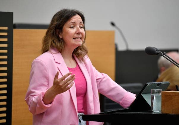 Plenarsitzung des Saarländischen Landtages am Mittwoch (20.05.2026) in Saarbrücken. Im Bild: Réka Klein (MdL, SPD).