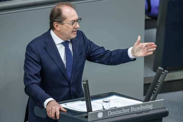 Bundestag Alexander Dobrindt (CSU), Bundesinnenminister im Deutschen Bundestag am 21.05.26 in Berlin. Berlin Berlin Deutschland Bundestag