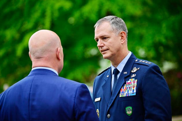 HELSINGBORG , SWEDEN 20260521 Alexus G Grynkewich, Commander-in-Chief of NATO Allied Forces Europe, before dinner at Sofiero Castle in Helsingborg on Thursday evening during the NATO Foreign Ministers Meeting HELSINGBORG SWEDEN x50090x  Copyright: xJohanxNilsson TTx NATOS UTRIKESMINISTERMÖTE SOFIERO QTk43kwOLyM