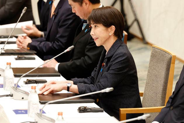 May 22, 2026, Tokyo, Japan: Japanese Prime Minister Sanae Takaichi speaks during a meeting with Albanian Prime Minister Edi Rama (not in picture) at the prime minister s official residence in Tokyo. Prime Minister Rama is currently in Japan on an official working visit. Tokyo Japan  - ZUMAm191 20260522_aap_m191_011 Copyright: xRodrigoxReyesxMarinx
