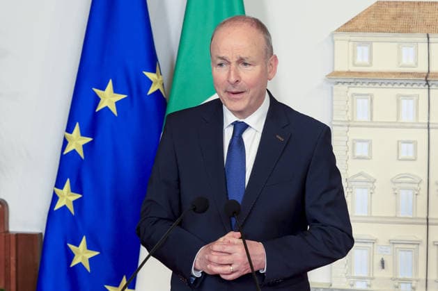 Giorgia Meloni - Micheal Martin meeting in Rome ROME, ITALY - MAY 22: Ireland s Prime Minister Micheal Martin and Italy s Premier Giorgia Meloni (not seen) hold a joint press meeting after their meeting at Chigi Palace government office in Rome, Italy, on May 22, 2026. Riccardo De Luca Anadolu Rome Italy. Editorial use only. Please get in touch for any other usage.  Copyright: x2026xAnadoluxRiccardoxDexLucax