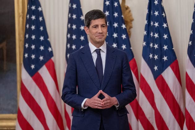 May 22, 2026, Washington, Dc, United States: President DONALD TRUMP hosted the swearing in ceremony of new Federal Reserve Chairman Kevin Warsh in the East Room of the White House on May 22, 2026. Washington United States - ZUMAl312 20260522_znp_l312_005 Copyright: xAndrewxLeydenx
