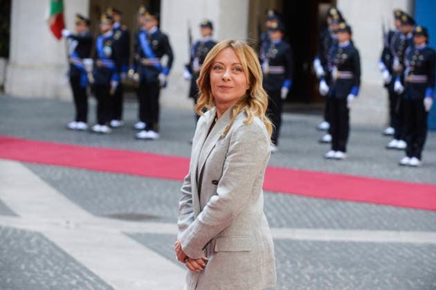 Italy, Rome, 22 May, 2026 - Chigi Palace, italian Prime Minister Giorgia Meloni receives Micheal Martin, Prime minister of Ireland. Italy, Rome, 22 May, 2026: Chigi Palace, italian Prime Minister Giorgia Meloni receives Micheal Martin, Prime minister of Ireland. In the photo Giorgia Meloni, Credit:Stefano Carofei Agenzia Sintesi Avalon Italy, Rome Copyright: xStefanoxCarofeix xAgenziaxSintesix xAvalonx 1104186011