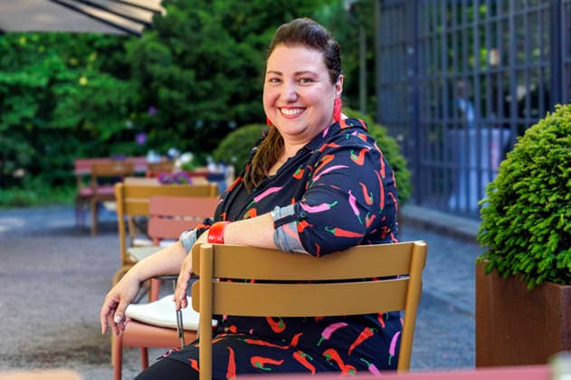 Meltem Kaptan auf der Woche der türkischen Küche im Hotel Restaurant Diepeschrather Mühle von Nelson Müller. Bergisch Gladbach, 22.05.2026