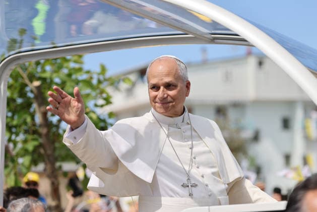 Pope Leo XIV in Acerra Pope Leo XIV during his pastoral visit on May 23, 2026, to the city of Acerra (NA) in Piazza Calipari ACERRA Piazza Calipari CAMPANIA ITALIA Copyright: xFABIOxSASSO FPAxFabioxSassox Napoli Udinese2026_05_23Fabio Sasso9447