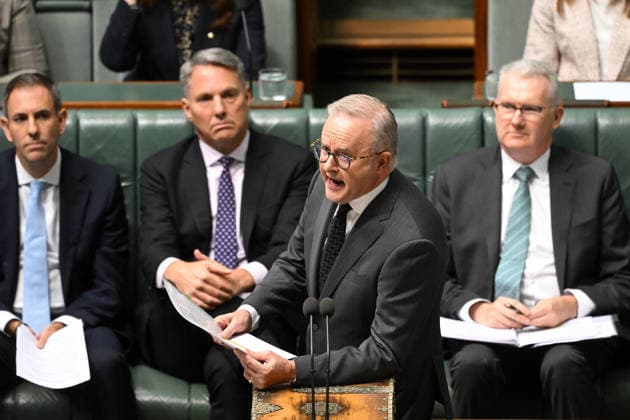 QUESTION TIME, Australian Prime Minister Anthony Albanese speaks during Question Time in the House of Representatives at Parliament House in Canberra, Monday, May 25, 2026. ( NO ARCHIVING CANBERRA AUSTRALIAN CAPITAL TERRITORY AUSTRALIA  Copyright: xLUKASxCOCHx 20260525123443053118