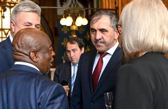 Russia Africa Day 9173332 25.05.2026 Russian Deputy Defence Minister Yunus-Bek Yevkurov attends a gala reception for heads of diplomatic missions to mark Africa Day in Moscow, Russia. Kristina Solovyova Sputnik Moscow Russia  Copyright: xKristinaxSolovyovax