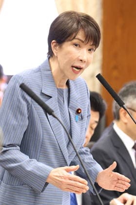 May 26, 2026, Tokyo, Japan - Japanese Prime Minister Sanae Takaichi answers a question at Upper House s cabinet committee session in Tokyo for the bill to establish a national intelligence agency on Tuesday, May 26, 2026. (photo by Yoshio Tsunoda AFLO)  aflo_332026692