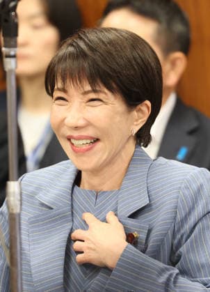 May 26, 2026, Tokyo, Japan - Japanese Prime Minister Sanae Takaichi smiles upon her arrival at Upper House s cabinet committee session in Tokyo for the bill to establish a national intelligence agency on Tuesday, May 26, 2026. (photo by Yoshio Tsunoda AFLO)  aflo_332026701