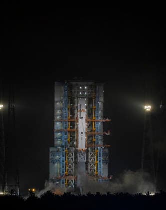 WENCHANG, CHINA - MAY 27: A Long March-7A carrier rocket carrying satellite blasts off from Wenchang Spacecraft Launch Site on May 27, 2026 in Wenchang, Hainan Province of China. Launched at 00:16 (Beijing Time) aboard a Long March-7A carrier rocket, the satellite has successfully entered its planned orbit. The launch marks the 645th mission of the Long March series carrier rockets.  Copyright: xVCGx 111644277239