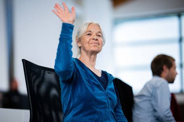27.05.2026 - Urteilsverkündung beim Prozess gegen Daniela Klette: Der mutmaßlichen RAF-Terroristin wird versuchter Mord und die Beteiligung an bewaffneten Raubüberfällen vorgeworfen, die in einer umgebauten Reithalle vor dem Landgericht Verden (Aller) in Niedersachsen verhandelt wird. Die Staatsanwaltschaft fordert 15 Jahre Haft. ,