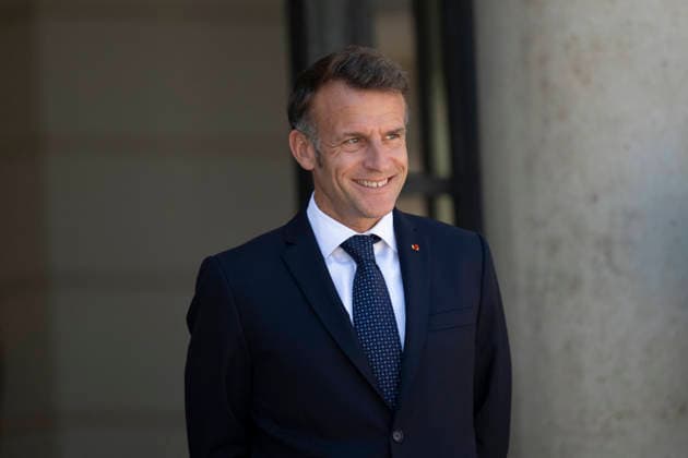President Macron Meets Bulgaria s PM - Paris France s President Emmanuel Macron at the Elysee Palace in Paris on May 27, 2026. Photo by Eliot Blondet ABACAPRESS.COM Paris France France  Copyright: xBlondetxEliot ABACAx