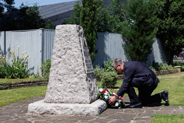 Prime Minister Keir Starmer hosts Polish PM Donald Tusk 27 05 2026. London, United Kingdom. Prime Minister Keir Starmer and Donald Tusk, Prime Minister of Poland visit the Battle of Britain Museum in Uxbridge., Credit:Ben Perry B66 Avalon United Kingdom, Greater London, London  Copyright: xBenxPerryx xB66x xAvalonx 1106016451