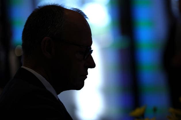 27.05.2026, Politik, Bundeskanzler Friedrich Merz (CDU) zu Gast als Festredner beim Festakt in der Schützenhalle Hüsten bei Arnsberg. 80 Jahre Neheim-Hüstener Programm. Nordrhein-Westfalen Deutschland