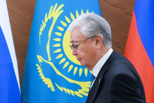 KAZAKHSTAN, ASTANA - MAY 28, 2026: Kazakhstan s President Kassym-Jomart Tokayev is seen ahead of Kazakh-Russian talks at the Independence Palace Astana Kazakhstan  - ZUMAt113 20260528_zaa_t113_074 Copyright: xAlexanderxShcherbakx