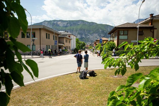 IPA85136963 - Trento ,Passage of the Giro d Italia In the photo: Passage of the Giro d Italia in Gardolo  Copyright: xAaronxGiordanix xAaronxGiordanix 85136963
