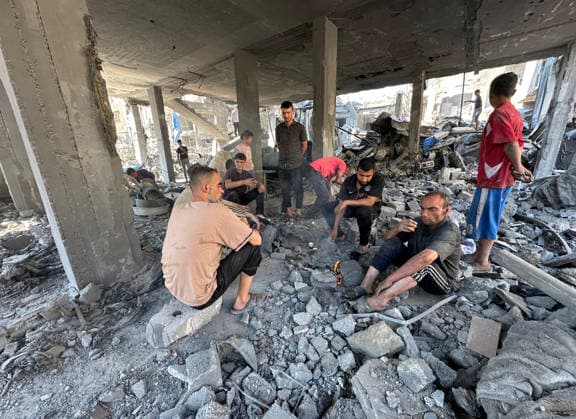 Palestinians Inspect House Hit in Israeli Strike in Gaza City Palestinians inspect the site of an Israeli strike on a house, which was pre-warned by the Israeli military to evacuate before the strike was carried out late on Thursday, at Shati (Beach) refugee camp in Gaza City, May 29, 2026. Photo by Mekael Bhar apaimages Gaza city Gaza Strip Palestinian Territory 290526_Gaza_MB_00(19) Copyright: xapaimagesxMekaelxBharx xapaimagesx