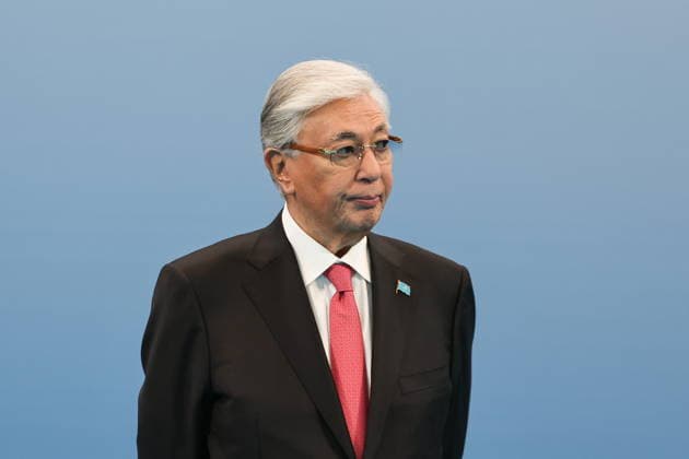 KAZAKHSTAN, ASTANA - MAY 29, 2026: Kazakhstan s President Kassym-Jomart Tokayev is seen during a photo ceremony as part of a narrow-format meeting of the Supreme Eurasian Economic Council Astana Kazakhstan  - ZUMAt113 20260529_zaa_t113_117 Copyright: xAlexanderxKazakovx