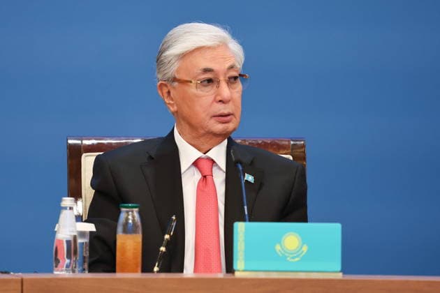 KAZAKHSTAN, ASTANA - MAY 29, 2026: Kazakhstan s President Kassym-Jomart Tokayev attends Kazakhstan s President Kassym-Jomart Tokayev attends an expanded meeting of the Supreme Eurasian Economic Council Astana Kazakhstan  - ZUMAt113 20260529_zaa_t113_131 Copyright: xAlexanderxKazakovx