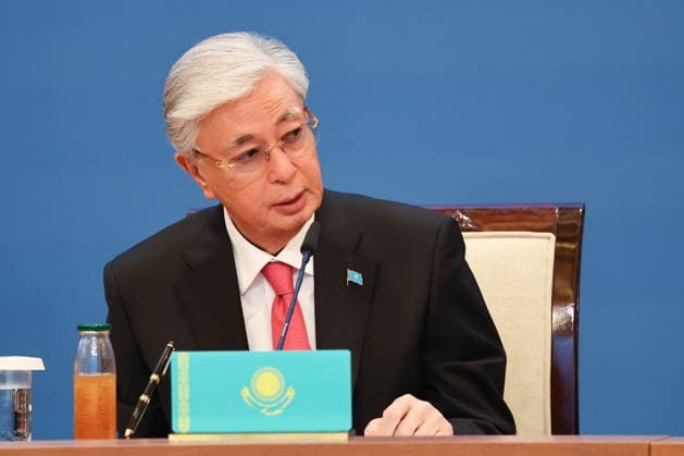 KAZAKHSTAN, ASTANA - MAY 29, 2026: Kazakhstan s President Kassym-Jomart Tokayev attends Kazakhstan s President Kassym-Jomart Tokayev attends an expanded meeting of the Supreme Eurasian Economic Council Astana Kazakhstan  - ZUMAt113 20260529_zaa_t113_132 Copyright: xAlexanderxKazakovx