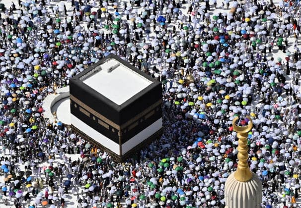 Saudi Arabia announces end of Hajj season with over 1.7M pilgrims in 2026 MECCA, SAUDI ARABIA - MAY 29: An aerial view of Muslim pilgrims performing the farewell tawaf around the Kaaba after completing the Hajj rituals, as pilgrims from around the world prepare to bid farewell to the holy lands, in Mecca, Saudi Arabia, on May 29, 2026. Saudi Arabia announced Friday the successful completion of this year s Hajj season, saying an integrated system of security, organization, and services enabled pilgrims to perform their rituals with ease and peace of mind. Hajj rituals officially began Monday with pilgrims arriving in Mina, west of Saudi Arabia, amid extensive services and security measures aimed at facilitating the pilgrimage. The six-day Ha  Copyright: x2026xAnadoluxAlixAtmacax