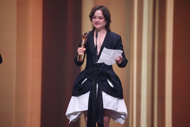 DEUTSCHER FILMPREIS 2026 - SHOW Gewinnerin Lena Urzendowsky BESTE WEIBLICHE NEBENROLLE bei der Verleihung DEUTSCHER FILMPREIS 2026 in Berlin Copyright: xEventpressxFuhrx