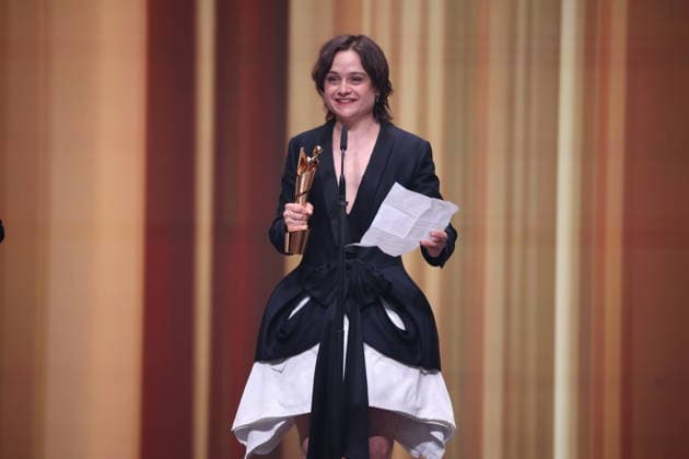 DEUTSCHER FILMPREIS 2026 - SHOW Gewinnerin Lena Urzendowsky BESTE WEIBLICHE NEBENROLLE bei der Verleihung DEUTSCHER FILMPREIS 2026 in Berlin Copyright: xEventpressxFuhrx