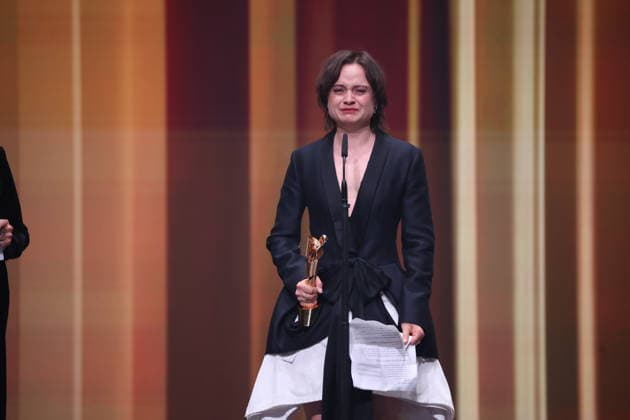 DEUTSCHER FILMPREIS 2026 - SHOW Gewinnerin Lena Urzendowsky BESTE WEIBLICHE NEBENROLLE bei der Verleihung DEUTSCHER FILMPREIS 2026 in Berlin Copyright: xEventpressxFuhrx