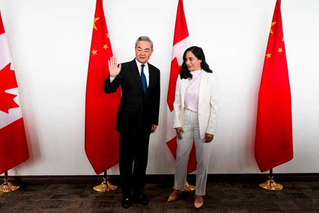 May 29, 2026, Ottawa, On, Canada: Minister of Foreign Affairs Anita Anand meets with the Foreign Minister of China Wang Yi at Global Affairs Canada in Ottawa, on Friday, May 29, 2026. Ottawa Canada  - ZUMAc35_ 20260529_zaf_c35_060 Copyright: xSpencerxColbyx