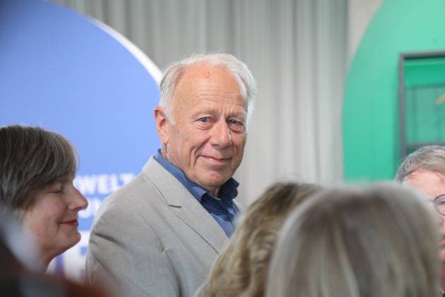 Jürgen Trittin (Bündnis 90 Die Grünen), ehemaliger Bundesumweltminister, während des Festaktes Seit 40 Jahren NaturVerbunden zum 40. Jubiläum des Bundesumweltministeriums im CafÃ Moskau. Berlin, 02.06.2026 Copyright: xAgenturxMatthiasxWehnertx xM.xGränzdörferx