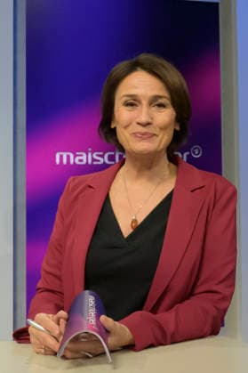 v.l.: Sandra Maischberger, GER, Berlin, Studio, zu Gast bei Maischberger, politische Talkshow, TV, Format, mit Moderatorin Sandra Maischberger, Das Erste, aus Adlershof Am Studio 20, 03.06. 2026, Copyright: HMBxMedia UwexKoch