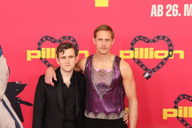 Harry Melling und Alexander Skarsgard bei der Premiere des Kinofilms Pillion im Kino International. Berlin, 20.03.2026 Copyright: xRenexduxVinagex