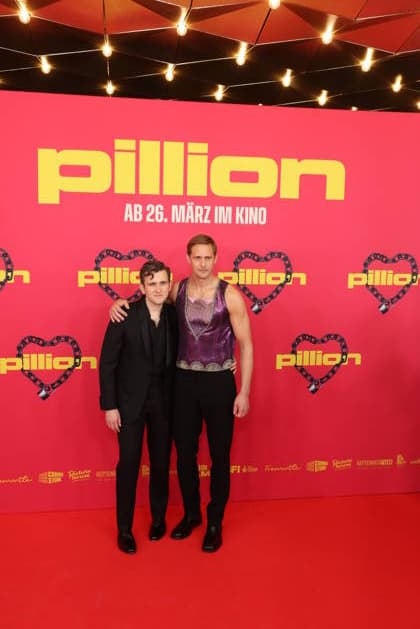 Harry Melling und Alexander Skarsgard bei der Premiere des Kinofilms Pillion im Kino International. Berlin, 20.03.2026 Copyright: xRenexduxVinagex